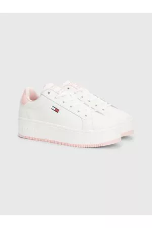 Tommy Hilfiger Kvinder Flade sko - Exclusive Flatform Cupsole Lace-Up Trainers