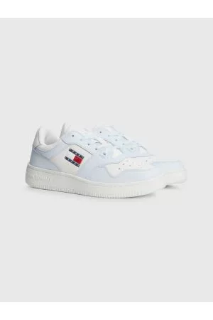 Tommy Hilfiger Kvinder Sneakers - Retro Leather Basketball Trainers