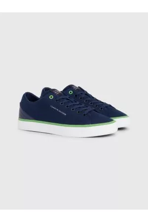 Tommy Hilfiger Mænd Sneakers - Canvas Logo Lace-Up Trainers