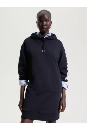 Tommy Hilfiger Kvinder Sweatshirts - Hilfiger Monotype Hoody Dress