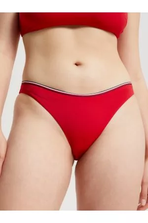 Tommy Hilfiger Kvinder Bikinier - Global Stripe Cheeky Fit Bikini Bottoms