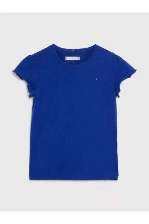 Tommy Hilfiger Piger Kortærmede - Essential Ruffled Sleeve T-Shirt