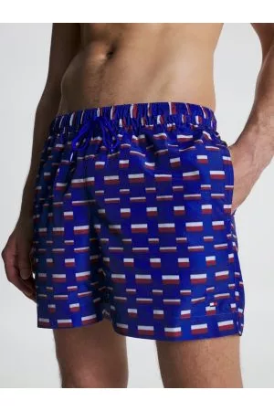Tommy Hilfiger Mænd Badeshorts - Essential Print Mid Length Swim Shorts