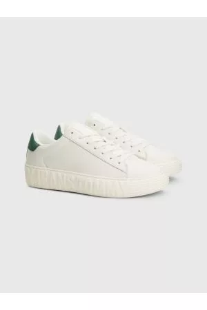 Tommy Hilfiger Mænd Sneakers - Leather Logo Cupsole Trainers