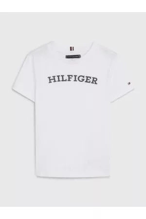 Tommy Hilfiger Drenge Kortærmede - Essential Arched Logo T-Shirt