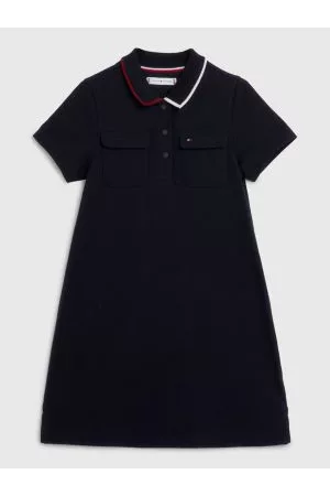 Tommy Hilfiger Piger Poloer - Global Stripe Polo Dress