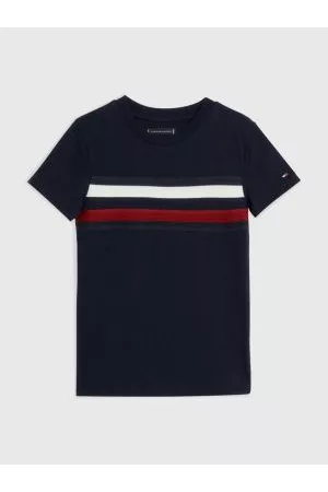 Tommy Hilfiger Drenge Kortærmede - Global Stripe T-Shirt