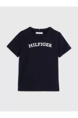 Tommy Hilfiger Piger Kortærmede - Hilfiger Monotype Relaxed Fit T-Shirt