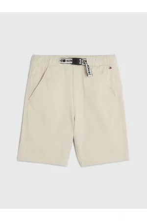 Tommy Hilfiger Drenge Shorts - Hilfiger Monotype Belted Chino Shorts