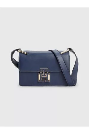 Tommy Hilfiger Kvinder Skuldertasker - Leather Push Lock Mini Crossover Bag