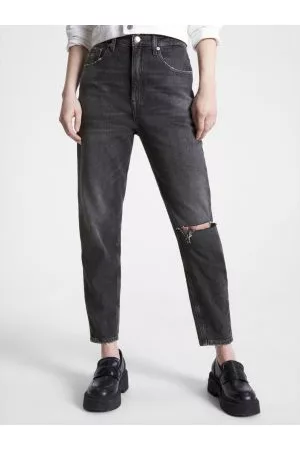 Tommy Hilfiger Kvinder High waist - Mom Ultra High Rise Tapered Black Jeans