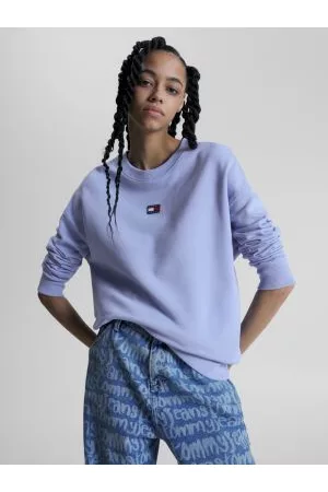 Tommy Hilfiger Kvinder Sweatshirts - Badge Boxy Fit Sweatshirt