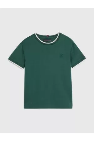 Tommy Hilfiger Drenge Kortærmede - TH Monogram Contrast T-Shirt