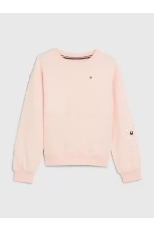 Tommy Hilfiger Piger Sweatshirts - Essential Logo Fleece Sweatshirt