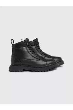 Tommy Hilfiger Mænd Støvler - Leather Lace-Up Boots
