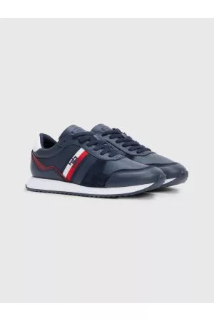 Tommy Hilfiger Mænd Sneakers - Leather Monogram Runner Trainers