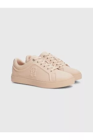 Tommy Hilfiger Kvinder Sneakers - Casual Leather Monogram Cupsole Trainers