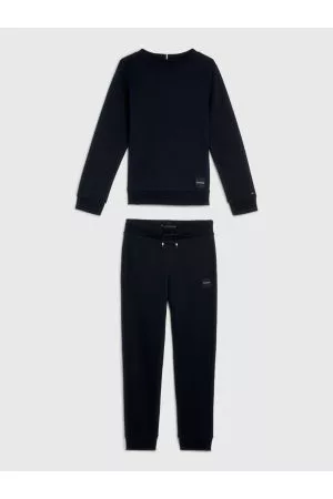 Tommy Hilfiger Drenge Sweatshirts - Hilfiger Monotype Sweatshirt And Joggers Set
