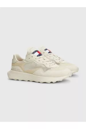 Tommy Hilfiger Mænd Sneakers - Mixed Texture Translucent Cleat Runner Trainers