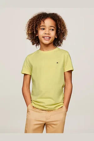 Tommy Hilfiger Flag Embroidery Crew Neck T-Shirt