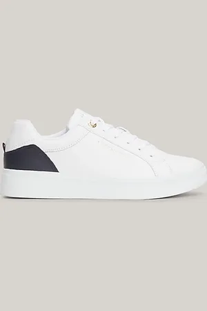 Tommy Hilfiger Elevated Essential Leather Court Trainers