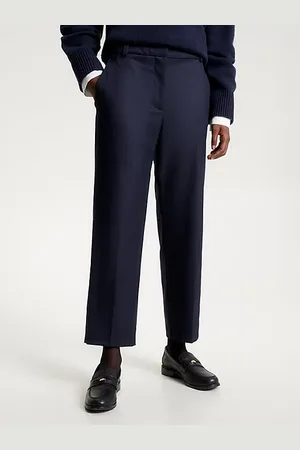 Tommy Hilfiger Slim Straight Leg Ankle Trousers