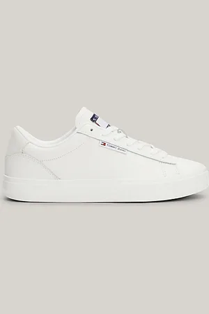 Tommy Hilfiger Leather Contrast Panel Trainers