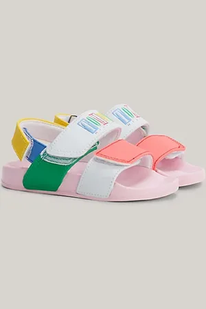 Tommy Hilfiger Colour-Blocked Hook And Loop Sandals