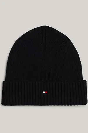 Tommy Hilfiger Hilfiger Flag Beanie with Cashmere