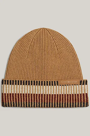 Tommy Hilfiger Corporate Wool Blend Knit Beanie