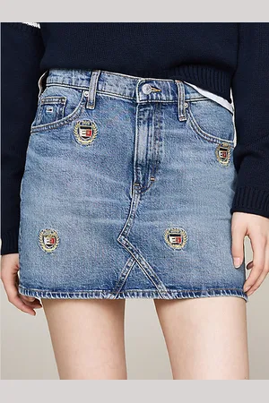 Tommy Hilfiger Izzie Denim Mid Rise Mini Skirt