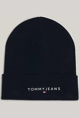 Tommy Hilfiger Logo Embroidery Beanie Hat