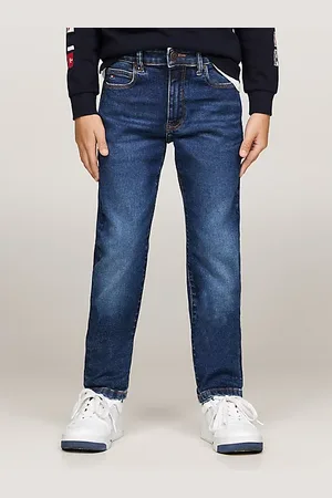 Tommy Hilfiger Faded Mid Wash Straight Jeans