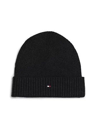 Tommy Hilfiger Hilfiger Flag Beanie with Cashmere
