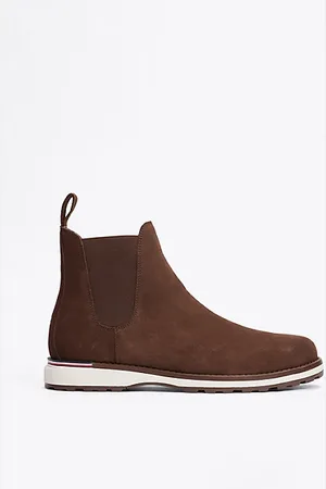 Tommy Hilfiger Suede Cleat Chelsea Boots