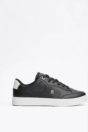 Tommy Hilfiger Leather TH Monogram Court Trainers