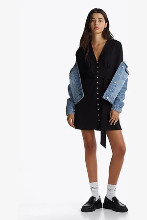 Tommy Hilfiger Butterfly Sleeve Mini Dress