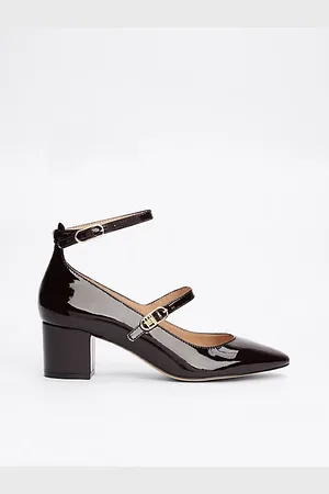 Tommy Hilfiger Double Strap Patent Leather Heels