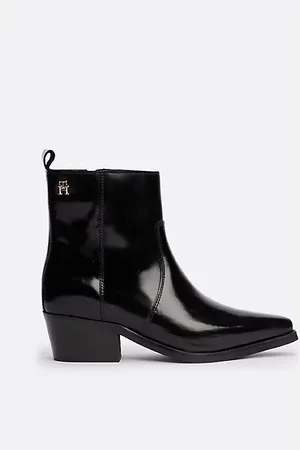 Tommy Hilfiger Leather Cowboy Boots
