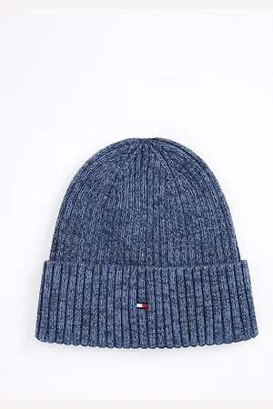 Tommy Hilfiger Hilfiger Flag Beanie with Cashmere