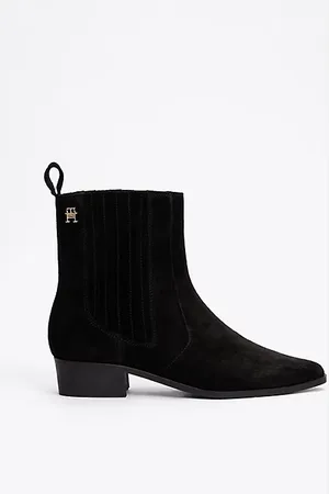 Tommy Hilfiger Suede Cowboy Chelsea Boots