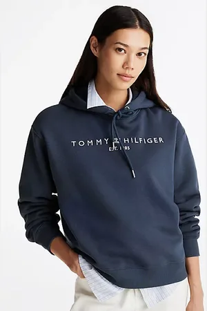 Tommy Hilfiger Logo Fleece Drawstring Hoody