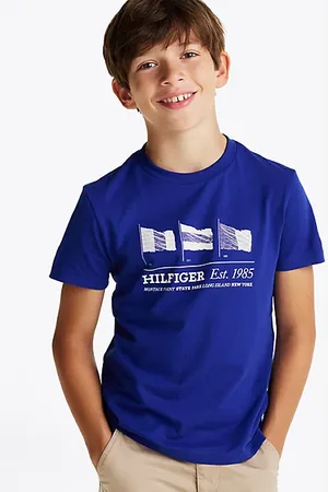 Tommy Hilfiger Flag Graphic Crew Neck T-Shirt