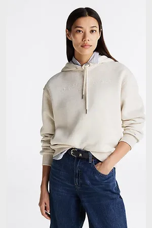Tommy Hilfiger Logo Fleece Drawstring Hoody