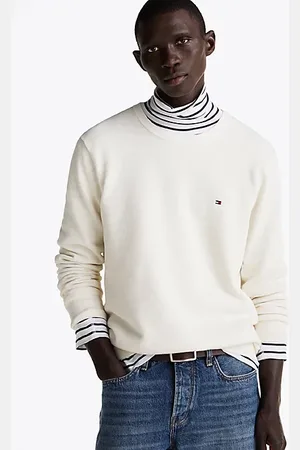 Tommy Hilfiger Waffle Knit Crew Neck Jumper