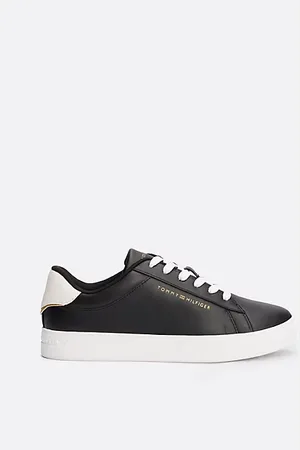 Tommy Hilfiger Leather Court Trainers