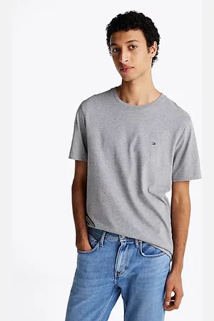 Tommy Hilfiger Flag Embroidery Crew Neck T-Shirt