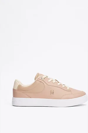 Tommy Hilfiger Leather TH Monogram Court Trainers