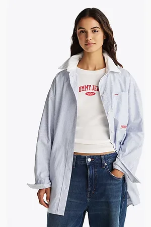Tommy Hilfiger Oversized Fit Stripe Shirt