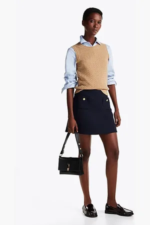 Tommy Hilfiger Button Pocket Mini Skirt